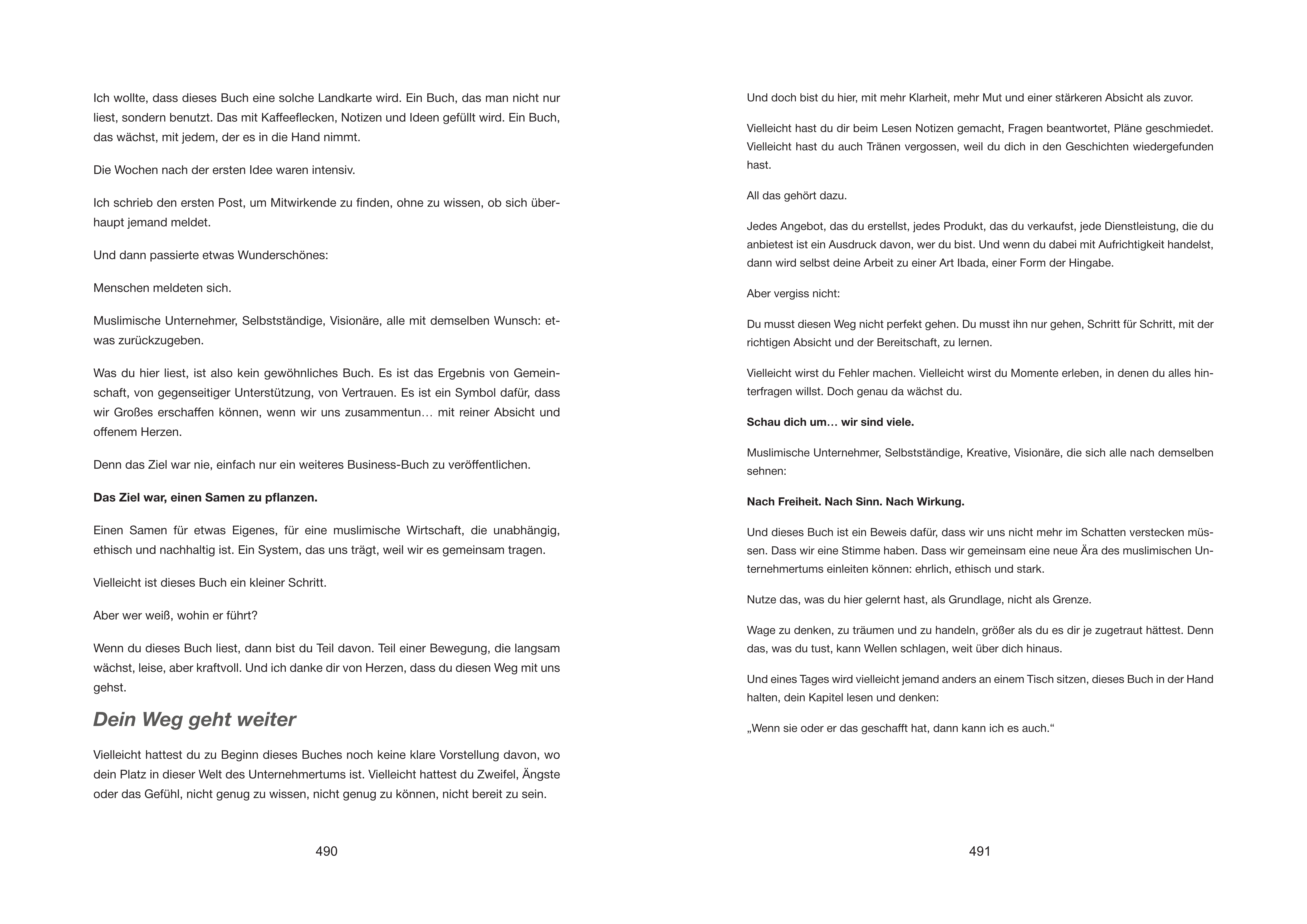 Blick ins Buch Business Muslim